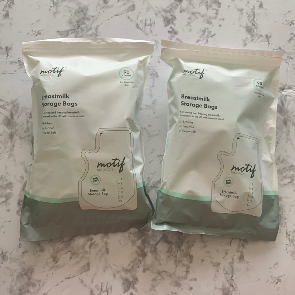Motif Breastmilk Pumping Breastfeeding Storage Bag - 180 Total